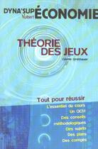 Couverture du livre « THEORIE DES JEUX » de Gisele Umbhauer aux éditions Vuibert