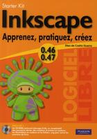 Couverture du livre « Inkscape 0,46-0,47 » de De Castro Guerra/Eli aux éditions Pearson