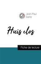 Couverture du livre « Huis clos de Jean-Paul Sartre (fiche de lecture et analyse complète de l'oeuvre) » de  aux éditions Comprendre La Litterature