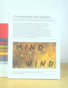Couverture du livre « L'inventaire des choses ; une anthologie internationale de poésie contemporaine » de  aux éditions Action Poetique