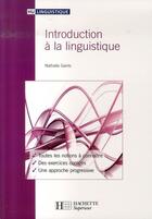 Couverture du livre « HU LINGUISTIQUE : introduction à la linguistique » de Garric-N aux éditions Hachette Education