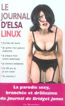 Couverture du livre « Le journal d'elsa linux » de Elsa Linux aux éditions La Musardine