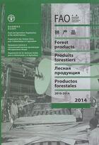 Couverture du livre « FAO yearbook ; forests products 2010-2014 » de  aux éditions Fao