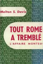 Couverture du livre « Tout rome a tremble - l'affaire montesi » de Davis Melton S. aux éditions Gallimard