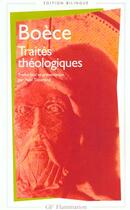 Couverture du livre « Traités théologiques » de Boèce aux éditions Flammarion