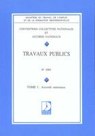 Couverture du livre « Travaux publics t.1 » de  aux éditions Documentation Francaise