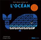 Couverture du livre « L'océan ; mon album sticker art » de  aux éditions Glenat Jeunesse