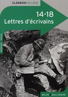 Couverture du livre « Lettres de 14-18 » de Lucile et Collectif Sevin aux éditions Belin Education