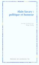 Couverture du livre « Alain Savary: politique et honneur » de Serge Hurtig aux éditions Presses De Sciences Po