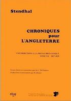 Couverture du livre « Chroniques pour l'Angleterre : contributions à la presse britannique t.7 ; 1827-1829 » de Mc Watters aux éditions Uga Éditions