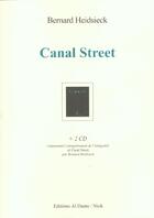 Couverture du livre « Canal street » de Bernard Heidsieck aux éditions Al Dante