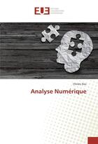 Couverture du livre « Analyse numerique » de Iliev Christo aux éditions Editions Universitaires Europeennes