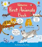 Couverture du livre « First animals book » de Elisa Ferro et Matthew Oldham aux éditions Usborne