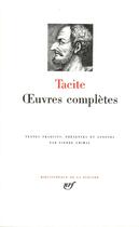 Couverture du livre « Oeuvres complètes » de Tacite aux éditions Gallimard