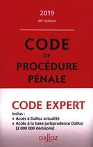 Couverture du livre « Codes pénal et procédure pénale (édition 2019) » de  aux éditions Dalloz
