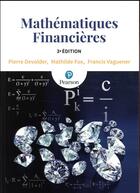 Couverture du livre « Mathematiques financieres 3e ed » de Devolder/Pierre aux éditions Pearson