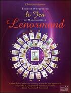 Couverture du livre « Trier et interpréter le jeu de Mademoiselle Lenormand » de Christiane Renner aux éditions Bussiere