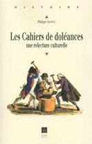 Couverture du livre « Les Cahiers de doléances : Une relecture culturelle » de Philippe Grateau aux éditions Pu De Rennes