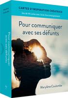 Couverture du livre « Cartes d'inspiration créatrice pour communiquer avec ses défunts » de Marylene Coulombe aux éditions Le Jour