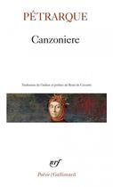 Couverture du livre « Canzoniere » de Petrarque aux éditions Gallimard