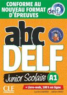 Couverture du livre « Delf junior niv.a1 + livret + cd nelle edition » de Chapiro/Payet aux éditions Cle International