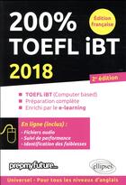 Couverture du livre « 200% TOEFL (2e édition) » de Prepmyfuture aux éditions Ellipses Marketing