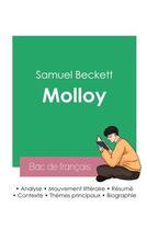 Couverture du livre « Reussir son bac de francais 2023 : analyse de molloy de samuel beckett » de Samuel Beckett aux éditions Bac De Francais
