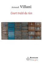 Couverture du livre « Court traité du rien » de Arnaud Villani aux éditions Hermann