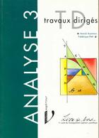 Couverture du livre « Analyse iii travaux diriges livre de bord » de Annick Auzimour aux éditions Vuibert