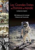 Couverture du livre « Les grandes dates de l'histoire du monde » de Catherine Valenti aux éditions First