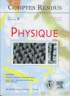 Couverture du livre « Comptes rendus academie des sciences physique tome 7 fasc 8 octobre 2006 ultimate lithography lithog » de Brillouet aux éditions Lavoisier Diff