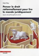 Couverture du livre « Penser le droit rationnellement pour lire le monde juridiquement » de Mate Paksy aux éditions Mare & Martin