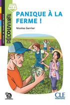 Couverture du livre « Découverte niv.2 Panique à la ferme ! » de Nicolas Gerrier aux éditions Cle International