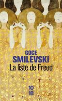 Couverture du livre « La liste de Freud » de Goce Smilevski aux éditions 10/18