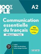 Couverture du livre « 100% FLE ; communication essentielle du français ; A2 » de  aux éditions Didier