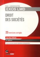 Couverture du livre « Droit des sociétés (4e édition) » de Jean-Marc Moulin et Anne-Dominique Merville aux éditions Gualino