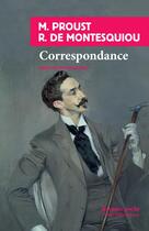 Couverture du livre « Correspondance » de Marcel Proust et Robert De Montesquiou aux éditions Rivages