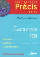 Couverture du livre « Mathématiques pcsi » de Guinin aux éditions Breal