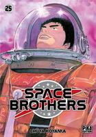 Couverture du livre « Space brothers Tome 25 » de Chuya Koyama aux éditions Pika