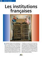 Couverture du livre « Les institutions françaises » de  aux éditions Aedis