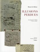 Couverture du livre « Illusions perdues ; les deux poètes Tome 1 ; du manuscrit à l'édition 