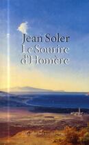 Couverture du livre « Le sourire d'Homère » de Jean Soler aux éditions Fallois