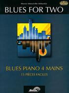 Couverture du livre « Blues for two ; blues piano 4 mains, 15 pièces faciles » de Pierre Minvielle-Sebastia aux éditions Carisch Musicom