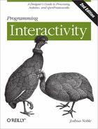 Couverture du livre « Programming Interactivity » de Joshua Noble aux éditions O Reilly