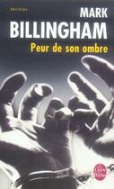 Couverture du livre « Peur de son ombre » de Billingham-M aux éditions Le Livre De Poche