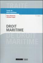 Couverture du livre « Droit maritime (3e édition) » de Christian Scapel et Pierre Bonassies aux éditions Lgdj