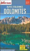 Couverture du livre « GUIDE PETIT FUTE ; COUNTRY GUIDE ; Alpes italiennes et Dolomites (édition 2016/2017) » de  aux éditions Le Petit Fute