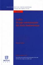 Couverture du livre « L'office du juge communautaire des droits fondamentaux » de Tiniere/Sudre aux éditions Bruylant