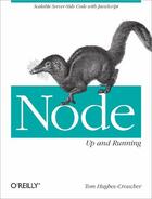 Couverture du livre « Node: Up and Running » de Tom Hughes-Croucher aux éditions O'reilly Media