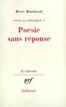 Couverture du livre « Pour la poetique - vol05 » de Henri Meschonnic aux éditions Gallimard